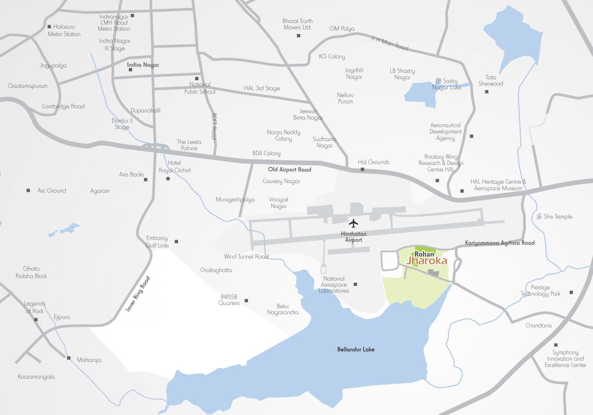 Bellandur χάρτης Bangalore