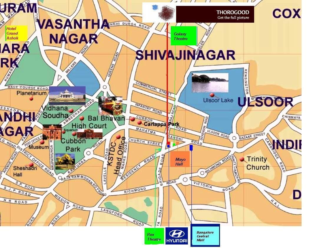 Ulsoor Bangalore χάρτης