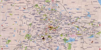 Bangalore τουριστικά αξιοθέατα χάρτης