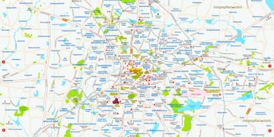 Bangalore city χάρτης HD
