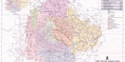 Χάρτης της BBMP rajakaluve