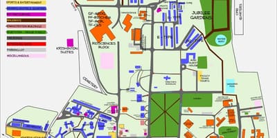 Χάρτης της IISC Bangalore